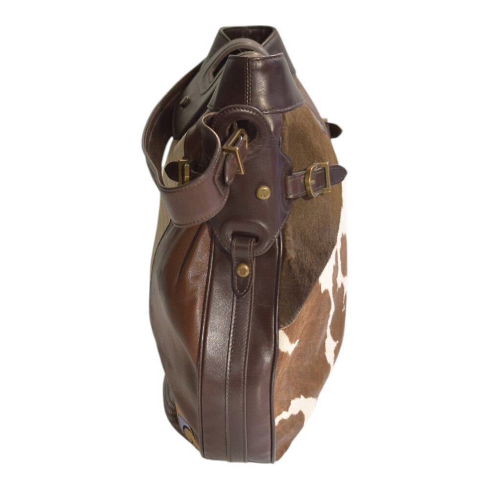 Gianni Versace Patchwork Δερμάτινη Τσάντα Ώμου με… - image 5